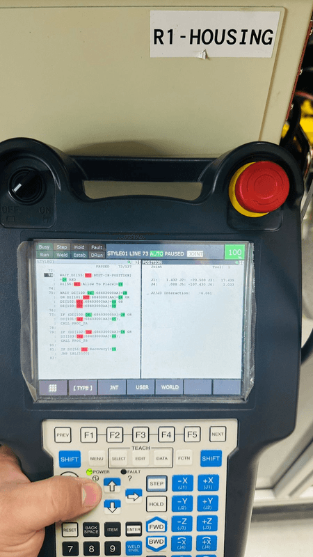 Revisión, registro y diagnóstico por corrientes, colisiones, sobrecorriente y torques 1