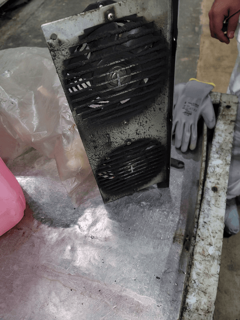 Limpieza de controlador y ventiladores 3